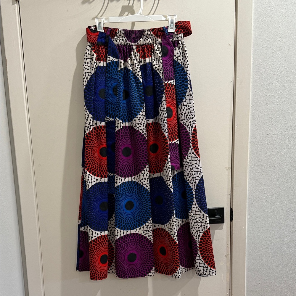 Colorful Patterned Women's Skirt